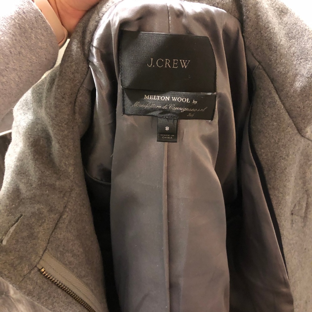 Wool Heather-Gray Toggle Peacoat - image 3